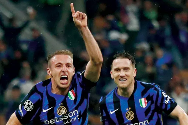 البديل فراتيزي بطل الإنتر في موقعة برشلونة مرشح للعب أساسيا أمام تورينو (رويترز)