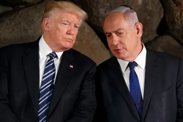 Netanyahu ve Trump 2017'de Kudüs'te bir toplantıda (Arşiv-AP)