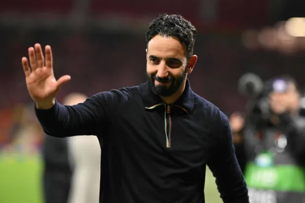 روبن أموريم مدرب مانشستر يونايتد (أ.ف.ب)