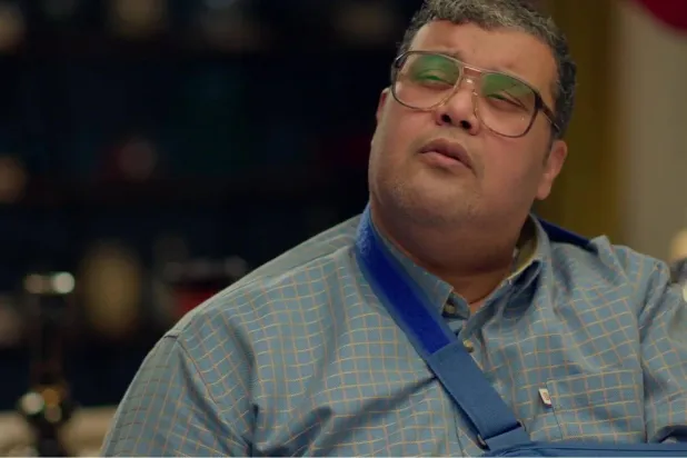 أحمد فتحي في مشهد من مسلسل «اللعبة» (حسابه في فيسبوك)