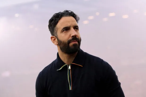 البرتغالي روبن أموريم مدرب مانشستر يونايتد (رويترز)