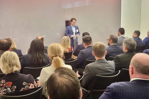 مجلس الأعمال السعودي - الأميركي خلال إحاطة له قبيل زيارة ترمب بناءً على طلب مجلس الأمن القومي والبيت الأبيض ووزارة التجارة الأميركية (لينكدإن)