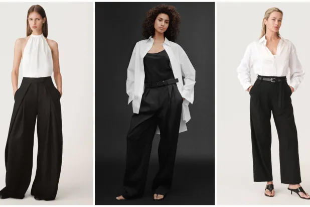 الأبيض والأسود هما الغالبان على هذه التشكيلة للتأكيد على أنها لكل المواسم (زارا)