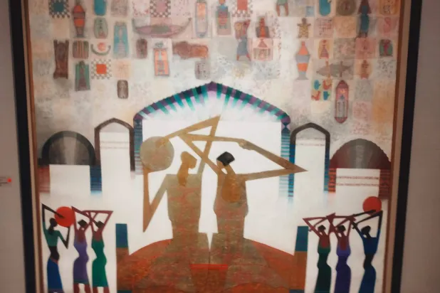 أعمال الفنان تحمل الكثير من الدراما (الشرق الأوسط)