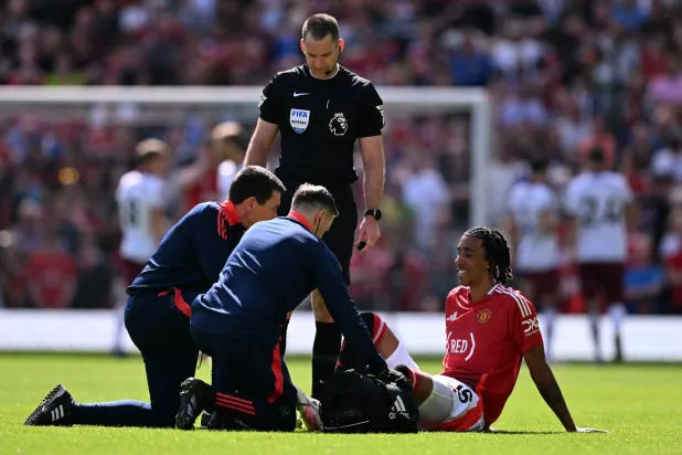 ليني يورو أصيب في مواجهة وست هام (أ.ف.ب)