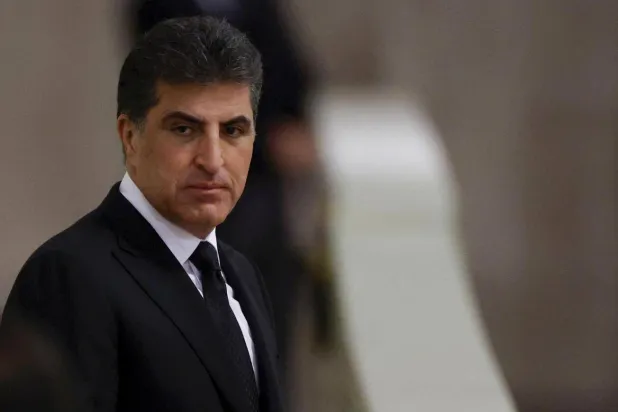 رئيس إقليم كردستان العراق نيجرفان بارزاني (أ.ب)