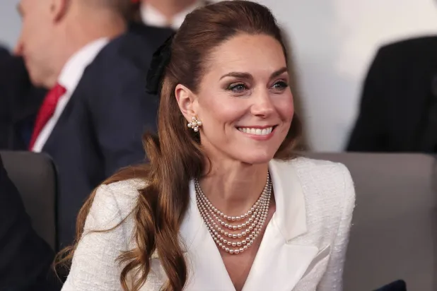 كيت ميدلتون أميرة ويلز البريطانية تحضر احتفالاً موسيقياً في لندن بمناسبة الذكرى الثمانين ليوم النصر في أوروبا (أرشيفية - أ.ب)