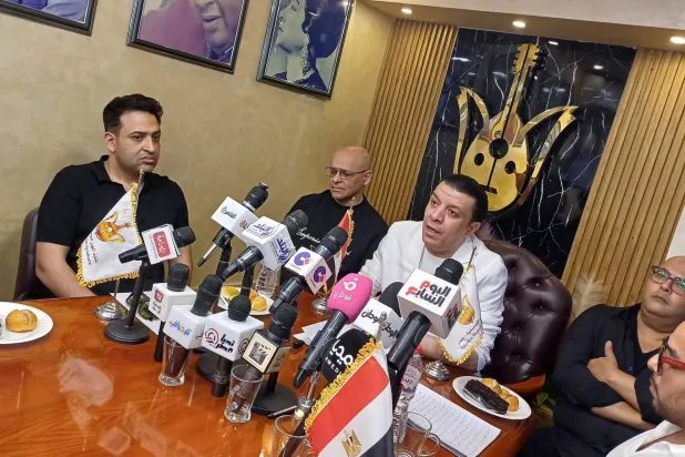 جانب من مؤتمر نقابة المهن الموسيقية بمصر (فيسبوك)