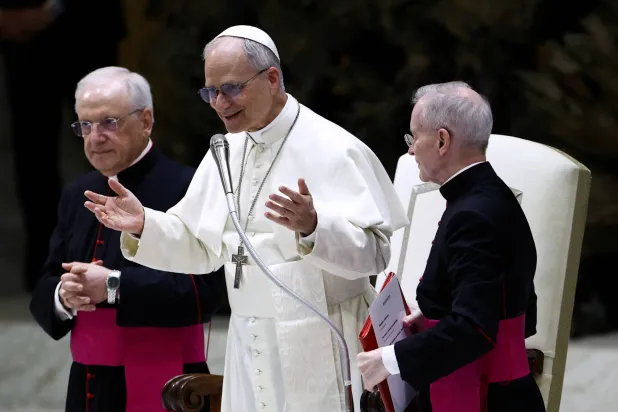 البابا ليو الرابع عشر (رويترز)