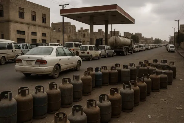 أزمة جديدة في الغاز المنزلي تشهدها مناطق سيطرة الحوثيين وتشتد في محافظة إب (إعلام محلي)