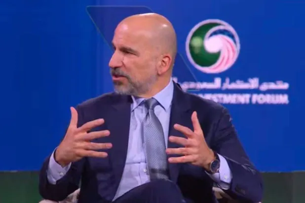 الرئيس التنفيذي لشركة «أوبر» في منتدى الاستثمار السعودي - الأميركي (الشرق الأوسط)