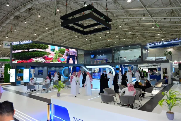 جانب من «أسبوع الرياض الدولي للصناعة» المقام حالياً في العاصمة السعودية (الشرق الأوسط)