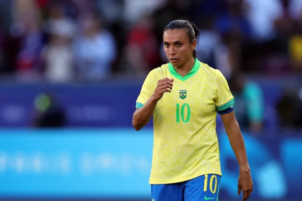 أسطورة المنتخب البرازيلي لكرة القدم مارتا (رويترز)