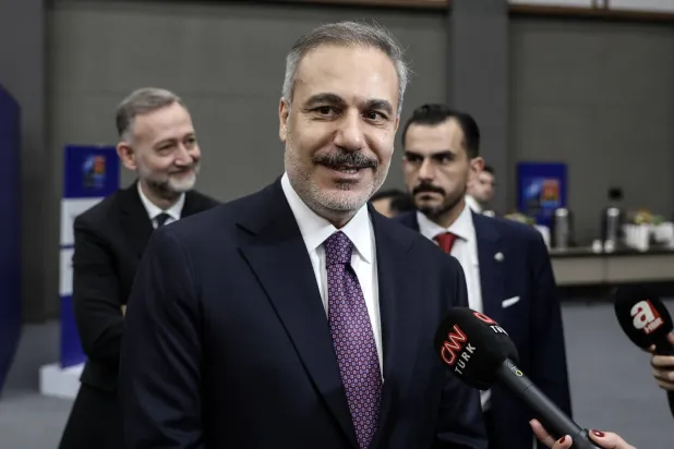 وزير الخارجية التركي هاكان فيدان (إ.ب.أ)