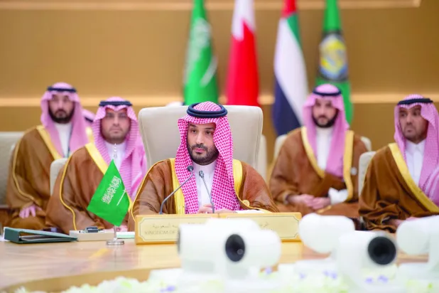ولی‌عهد سعودی در حال ریاست بر نشست خلیج - آمریکا در ریاض (فرانس‌پرس)