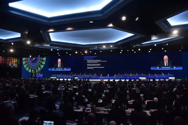 الجمعية العمومية للاتحاد الدولي لكرة القدم (أ.ف.ب)