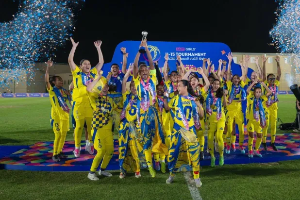 فتيات النصر تتوجن بلقب مجموعة الرياض في كأس الاتحاد للفتيات (الشرق الأوسط)