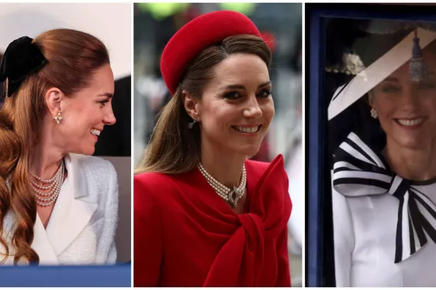 استعملت الأميرة الفيونكة أداة فعالة لتجديد أزياء سبق أن ظهرت بها في مناسبات عديدة