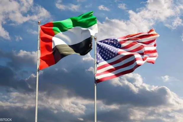 عَلَما الإمارات والولايات المتحدة (وام)