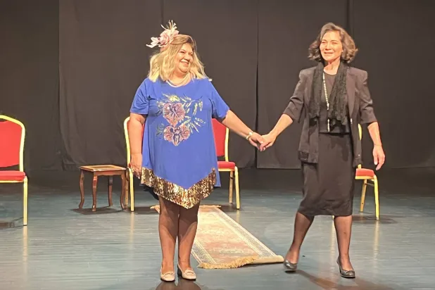 تناغم ملحوظ حضر بين بطلتي العمل (الشرق الأوسط)