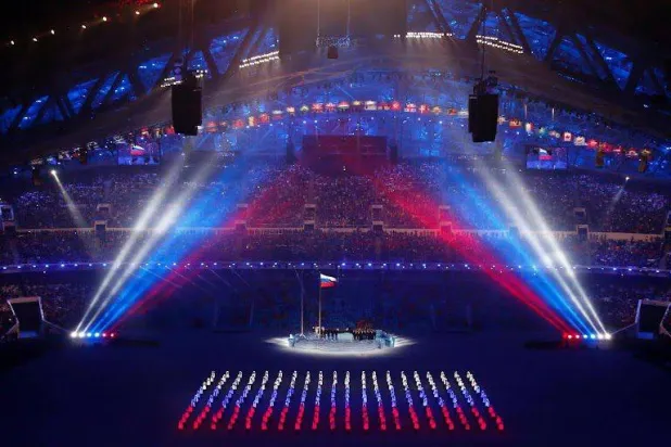 جانب من افتتاح أولمبياد سوتشي 2014 (رويترز) 