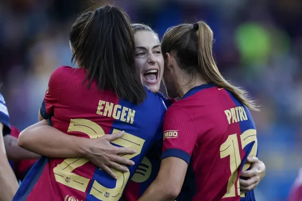 لاعبات برشلونة يردن لقب «دوري الأبطال» (إ.ب.أ)