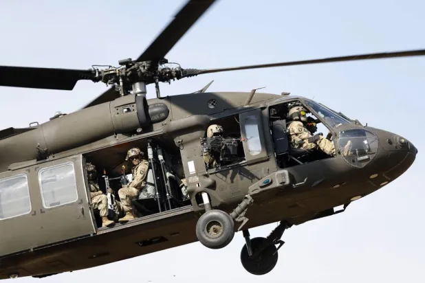 مروحية بلاك هوك أميركية (أرشيفية - إ.ب.أ)