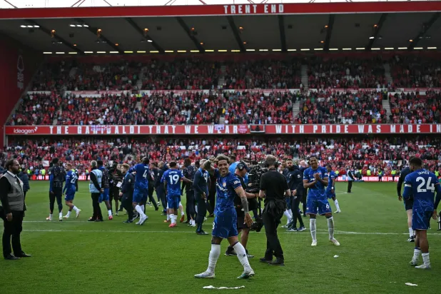 يبحث تشيلسي عن لقب أوروبي جديد في ثالث أبرز البطولات القارية للأندية بعد موسم محلي متواضع (أ.ف.ب)