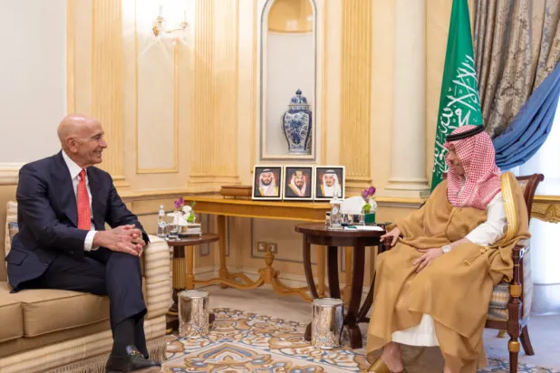 Dışişleri Bakanı, ABD'nin Suriye elçisini kabul etti (SPA)