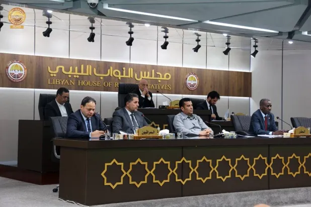جلسة سابقة لمجلس النواب الليبي (المركز الإعلامي لعقيلة صالح)