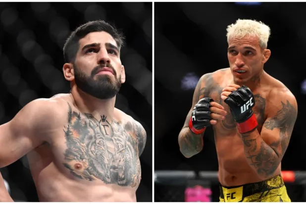 Ilia Topuria 28, Charles Oliveira 35 yaşında (Reuters)