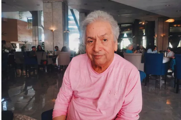 المخرج عمر عبد العزيز رئيس اتحاد النقابات الفنية بمصر (الشرق الأوسط)