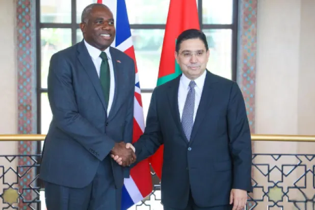 من لقاء لامي مع نظيره المغربي ناصر بوريطة (وكالة الأنباء المغربية)