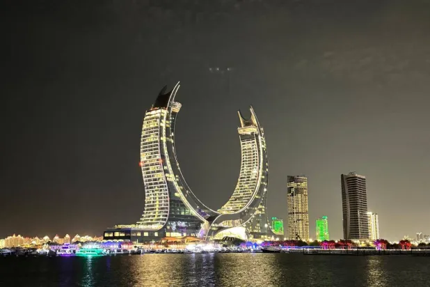 صورة من العاصمة القطرية الدوحة (الشرق الأوسط)