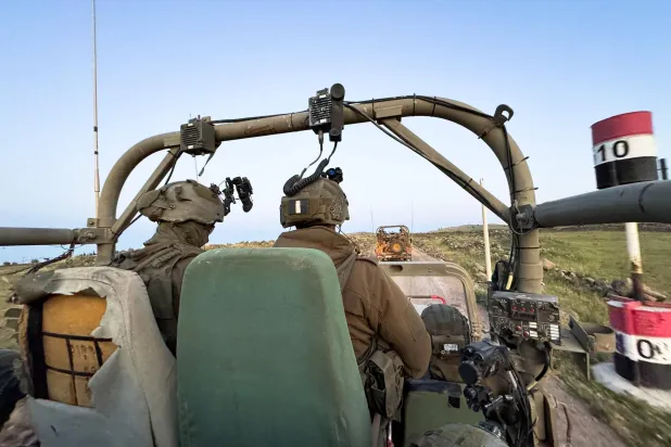 آلية عسكرية إسرائيلية في سوريا (الجيش الإسرائيلي)