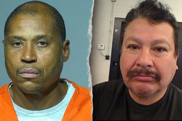 رامون موراليس-رييس (يمين) وديميتريك سكوت المتهم بترهيب الشهود زُعم أنه زوّر رسالة تهديد للرئيس ترمب بهدف ترحيل شاهد محتمل (إدارة الهجرة والجمارك-مكتب عمدة مقاطعة ميلووكي)