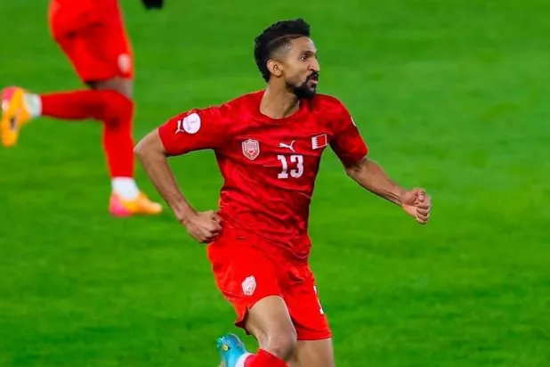الرميحي سجل هدف الفوز أمام السعودية في «خليجي 24» (المنتخب البحريني)