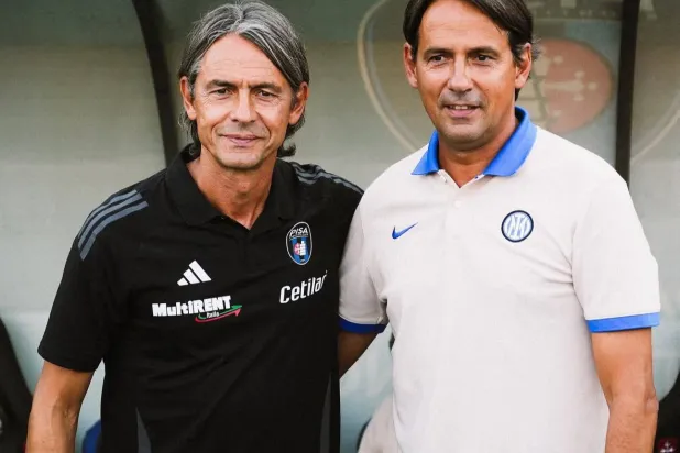 سيموني وفيليبي إنزاغي رحلة بدأت منذ الصغر كلاعبين واستمرت في التدريب (حساب فيليبي إنزاغي إنستغرام) 