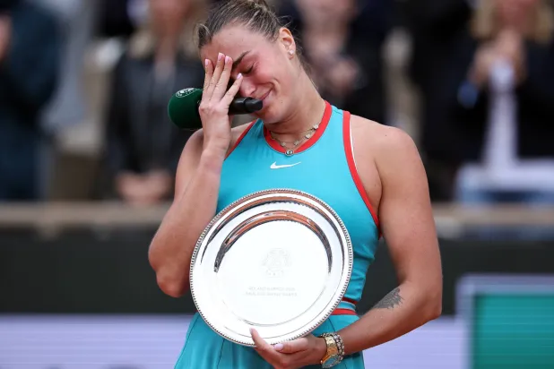 أرينا سابالينكا وصيفة بطولة فرنسا المفتوحة للتنس (إ.ب.أ)