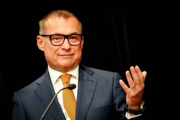 رئيس البنك المركزي الألماني يواكيم ناغل في مؤتمر صحافي (د.ب.أ)