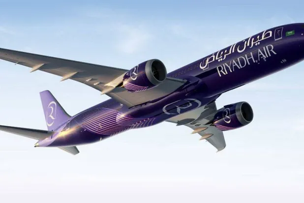 إحدى طائرات «طيران الرياض» (موقع الشركة الإلكتروني)