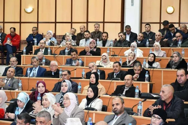 من اجتماع سابق لقضاء جزائريين حول تطبيق أحكام قانون مكافحة غسل الأموال (صورة أرشيفية)