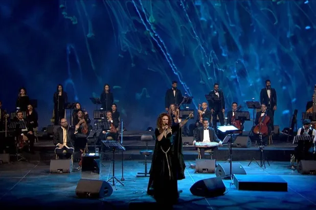 شاماميان في حفل بالعلا السعودية (خاص الفنانة)