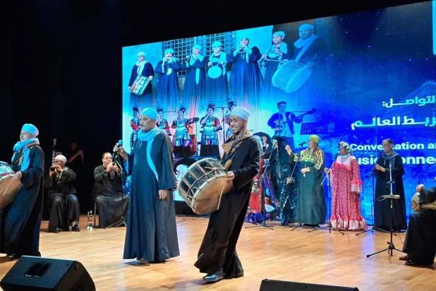 الأغاني الشعبية المصرية ضمن الاحتفالية (المتحف القومي للحضارة المصرية)