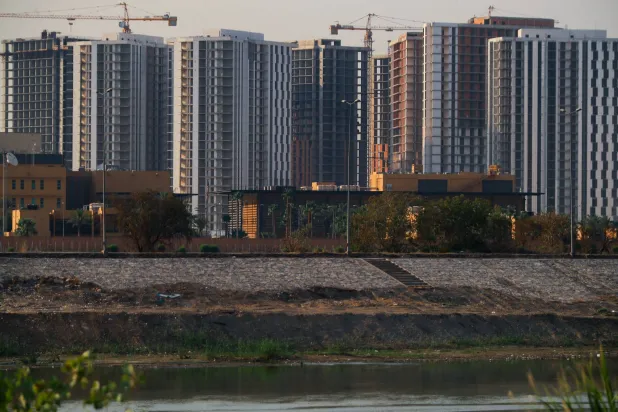 نظر خارجي للسفارة الأميركية في بغداد (د.ب.أ)