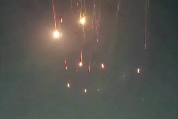 سماء سوريا التي تقتحمها المسيرات الإيرانية (متداولة)