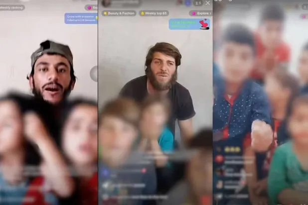 اطفال على المنصة 