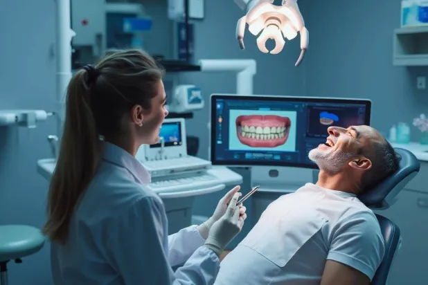 أساليب بيولوجية لترميم الأسنان ونظام شعاعي بالذكاء الاصطناعي