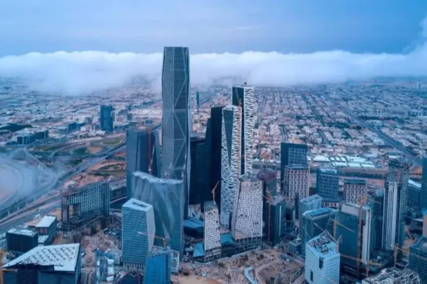 Aerial photo of the Saudi capital Riyadh (SPA) 