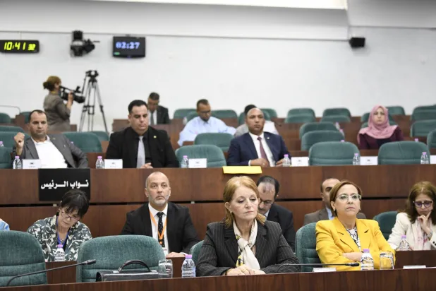 جانب من جلسة المصادقة على النصوص المثيرة للجدل (البرلمان)